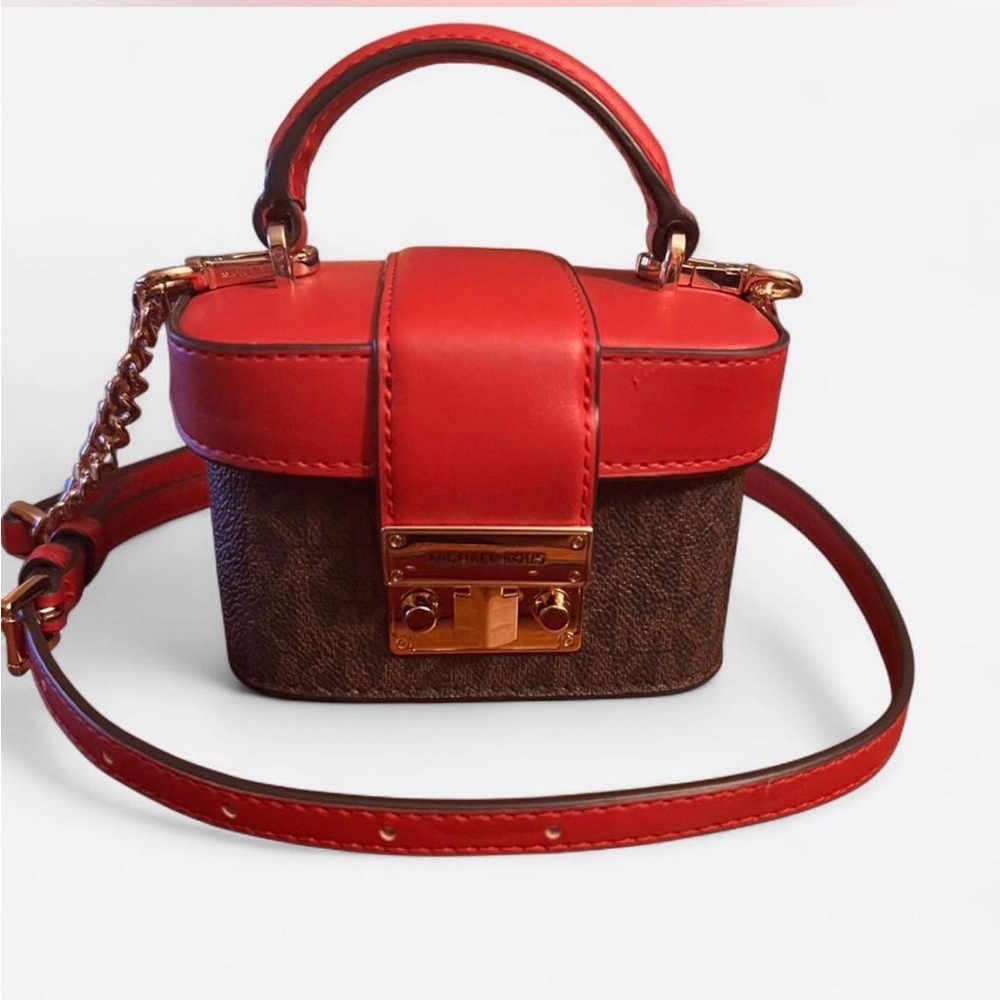 Michael Kors Rosa Mini Trunk Crossbody Bag - Picture 5 of 16